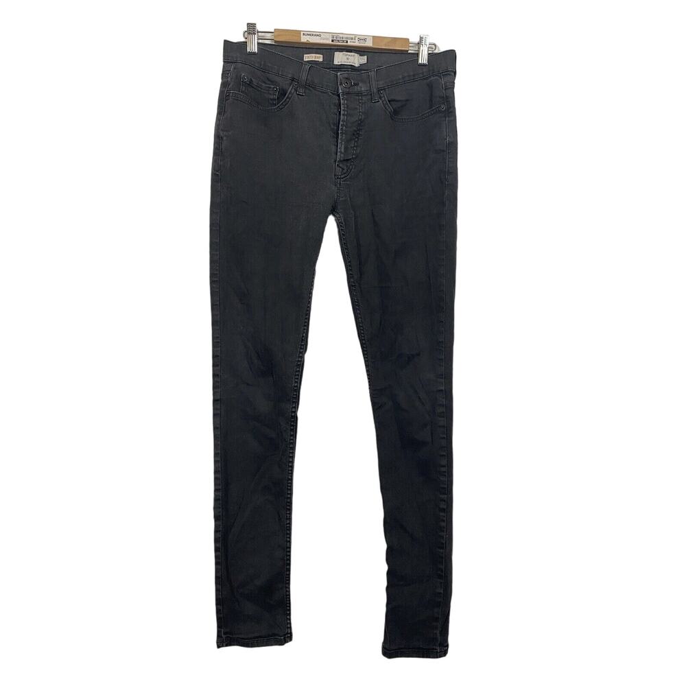 Topman Denim Men's Stretch Skinny Pants Dark wash Size 32L